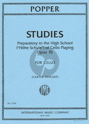 Popper Studies Op.76 Cello (Preperatory to High School) (Carter Enyeart)