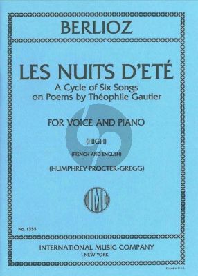 Berlioz Les Nuits d'Ete High Voice