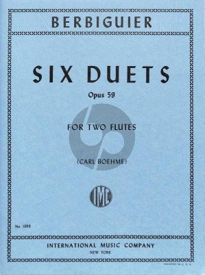 6 Duets Op. 59 2 Flutes