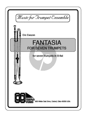 Ewazen Fantasia for 7 Trumpets in B-Flat Score and Parts