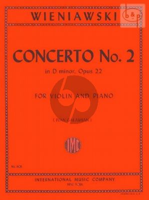 Concerto No.2 Op.22 Violin-Piano