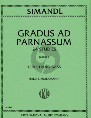 Simandl Gradus ad Parnassum - 24 Studies Vol.2 Double Bass (Fred Zimmerman)