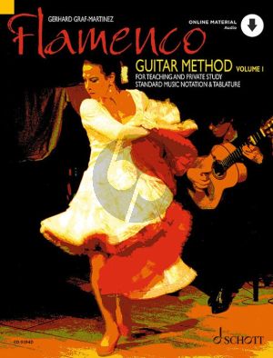Graf-Martinez Flamenco Guitar Method Vol.1 (for Teaching and Private Study Standard Music Notation & Tablature) (Book with Audio online)