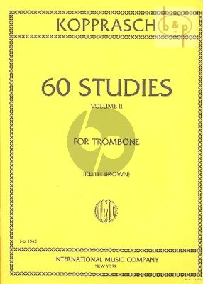 60 Studies for Trombone Vol.2