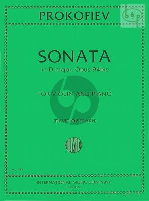 Sonata D-major Op.94bis Violin and Piano