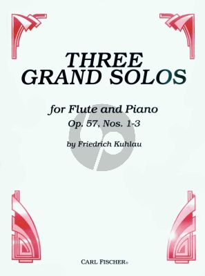 Kuhlau 3 Grand Solos Op.57 Nos.1-3
