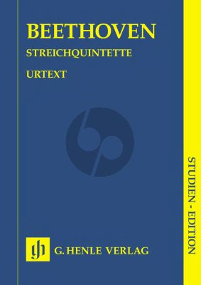 Beethoven Streichquintette (Study Score) (edited by Sabine Kurth) (Henle-Urtext)