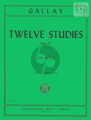 12 Studies for 2nd Horn Op.57
