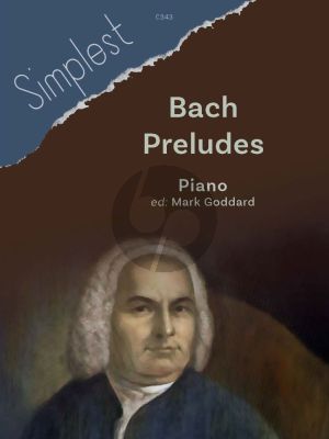 Bach Simplest Bach Preludes for Piano (Edited by Mark Goddard)