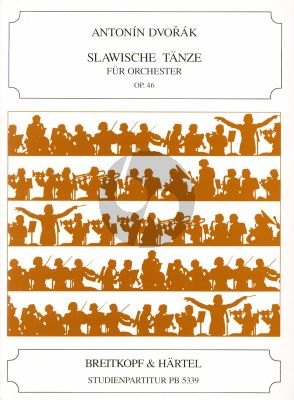 Dvorak Slawische Tanze Op.46 Orchester (Studienpartitur) (Klaus Döge)