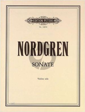Nordgren Sonate Op.104 Violin solo (1999)