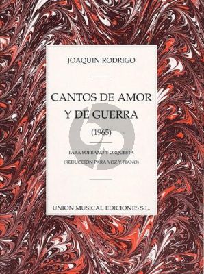 Rodrigo Cantos de Amor y de Guerra (Soprano)