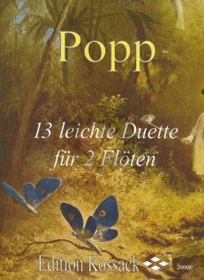 Popp 13 Leichte Duette 2 Flutes (Widdermann) (grade 2 - 3)