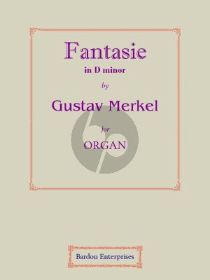 Merkel Fantasie d-minor Op. 176 Organ (H.B. Henshaw)