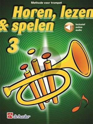 Oldenkamp Kastelijn Horen, Lezen & Spelen Vol.3 Methode Trompet (Bk-Audio Online)