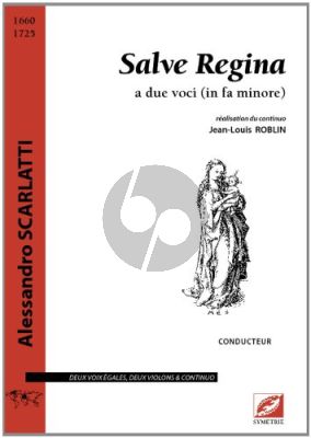Scarlatti Salve Regina f-minor 2 Voices(SA)-2 Violins-Bc (Score)