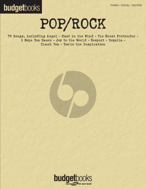 Budgetbooks: Pop & Rock Piano-Vocal-Guitar