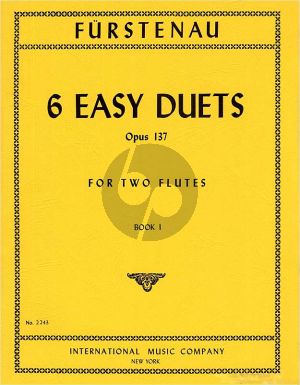 6 Duets Op.137 Vol.1 (2 Flutes)