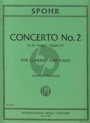 Spohr Concerto No.2 Opus 57 Clarinet and Orchester (piano reduction) (Stanley Drucker)