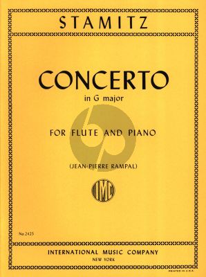 Stamitz Concerto G-major Op.29 Flute and Piano (Jean-Pierre Rampal)