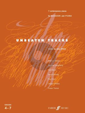 Unbeaten Tracks for Bassoon and Piano (edited by John Orford) (grade 4 - 7)
