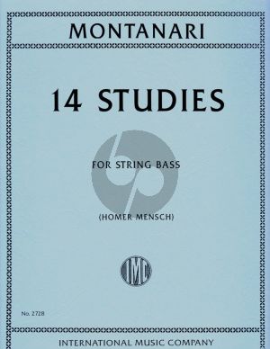 Montanari 14 Studies for String Bass (edited by Homer Mensch)