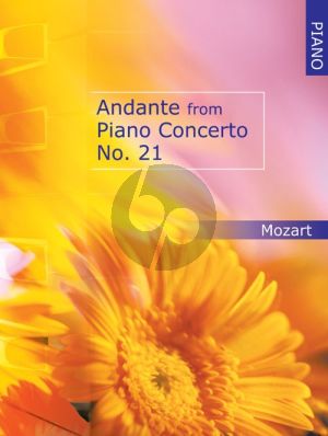 Mozart Andante from Piano Concerto KV 467 Piano Solo