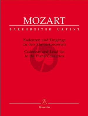 Mozart Kadenzen & Eingange zu den Klavierkonzerten (Ferguson/Rehm) (Urtext Neuen Mozart-Ausgabe)