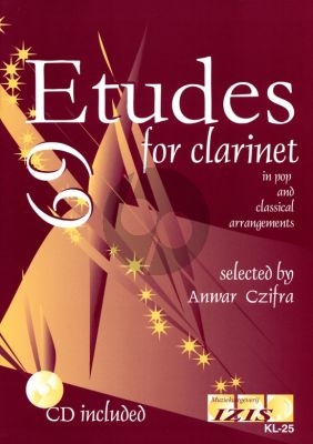 Czifra 69 Etudes in Pop and Classical Arrangements Clarinet (Bk-Cd)