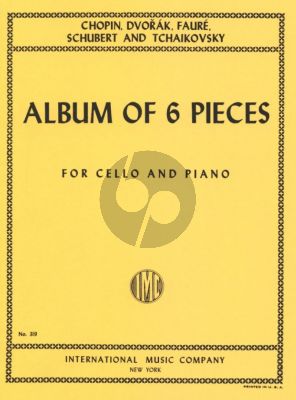 Album of 6 Pieces Cello-piano