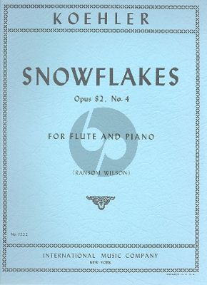 Kohler Snow Flakes Op.82 No.4 Flute-Piano
