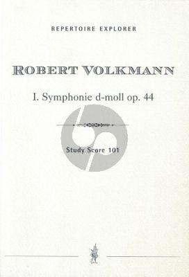 Volkmann Symphonie nr.1 d moll op.44 Studienpart.