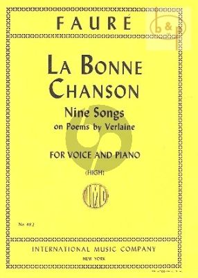 Bonne Chanson opus 61 (High Voice)