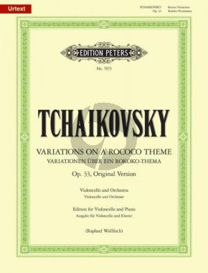Tchaikovsky Variations on a Rococo Theme Op.33 (Original Version) Violoncello-Piano (Raphael Wallfisch)