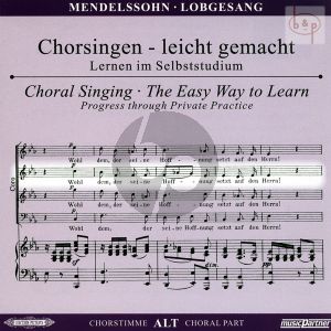 Lobgesang Op.52 Alt Chorstimme CD