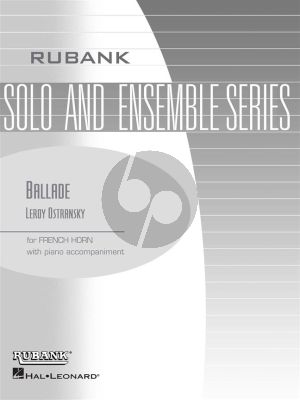 Ostransky Ballade for French Horn and Piano