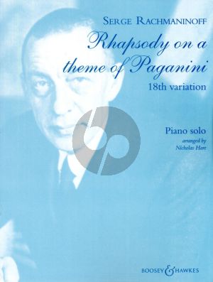 Rachmanonoff Rhapsody on a theme of Paganini Op.43 18th Variation Piano Solo (Advanced Level)
