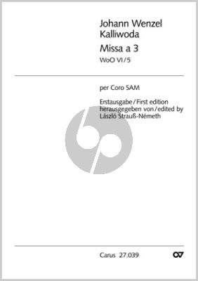 Kalliwoda Missa a 3 WoO VI/ 5 (SAT[B]) (Strauss-Nemeth)