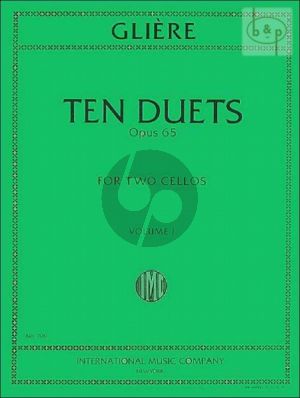 10 Duets Op.53 Vol.1 for 2 Violoncellos