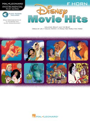 Disney Movie Hits for Horn (Hal Leonard Instrumental Play-Along) (Bk-Audio Access Code)
