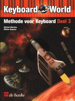 Merkies Keyboard World Vol.3 (Methode voor Keyboard) (Bk-Cd)