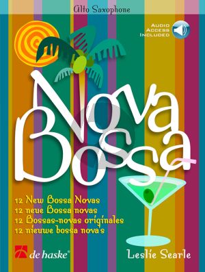 Searle Nova Bossa (12 New Bossa Novas) for Alto Saxophone (Book with Audio online) (interm.level)