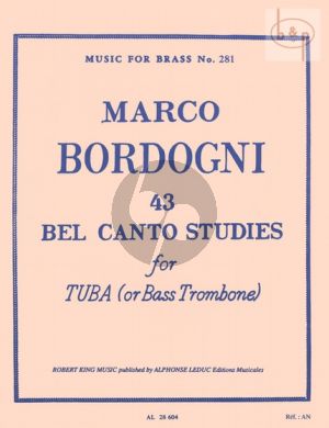 43 Bel Canto Studies Tuba