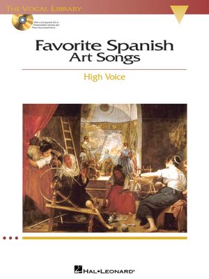 Favorite Spanish Art Songs High (Book with Audio online) (Richard Walters)