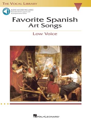 Favorite Spanish Art Songs Low (Book with Audio online) (Richard Walters)