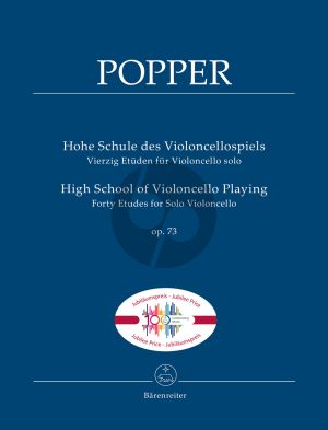 Popper Hohe Schule Des Violoncellospiels Op.73 (Martin Rummel) (Barenreiter-Urtext)