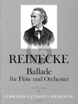 Reinecke Ballade Op.288 Flöte und Orchester (Partitur) (Yvonne Morgan)