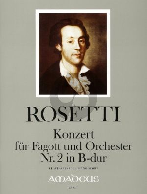 Rosetti Concerto No.2 B-dur (Murray RWV C69) Fagott-Orchester (KA) (Johannes Moesus)