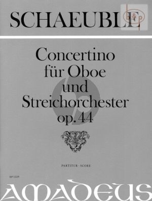 Concertino Op.44 (Oboe-String Orch.)