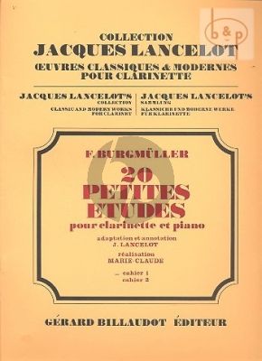 20 Petites Etudes Vol. 1 Clarinette et Piano